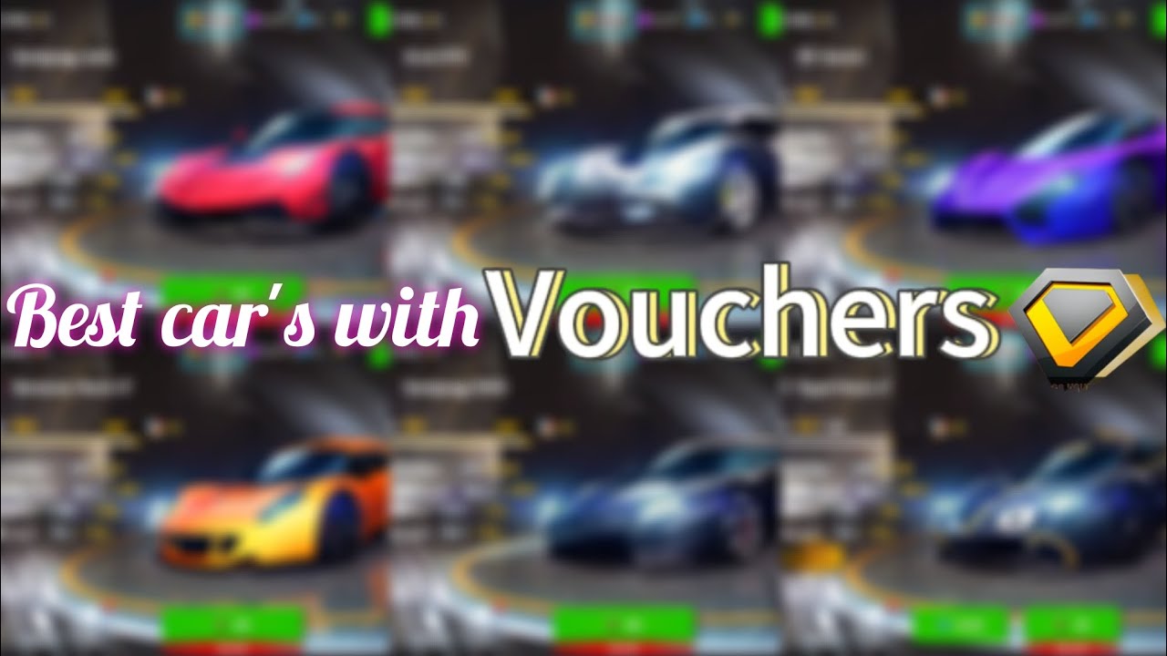 Asphalt 8 | Best car's with vouchers😳