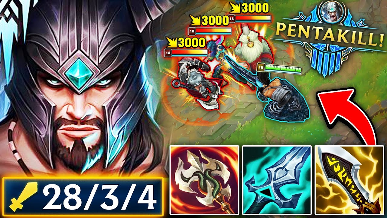 When the Rank 1 Tryndamere drops 28 kills in 20 minutes... (THIS IS BULLYING)