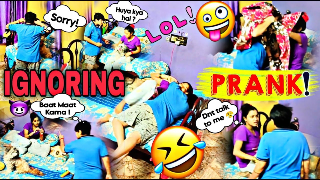 IGNORING PRANK🔥 😂PRANK GONE EXTREMELY FUNNY🤣🔥 