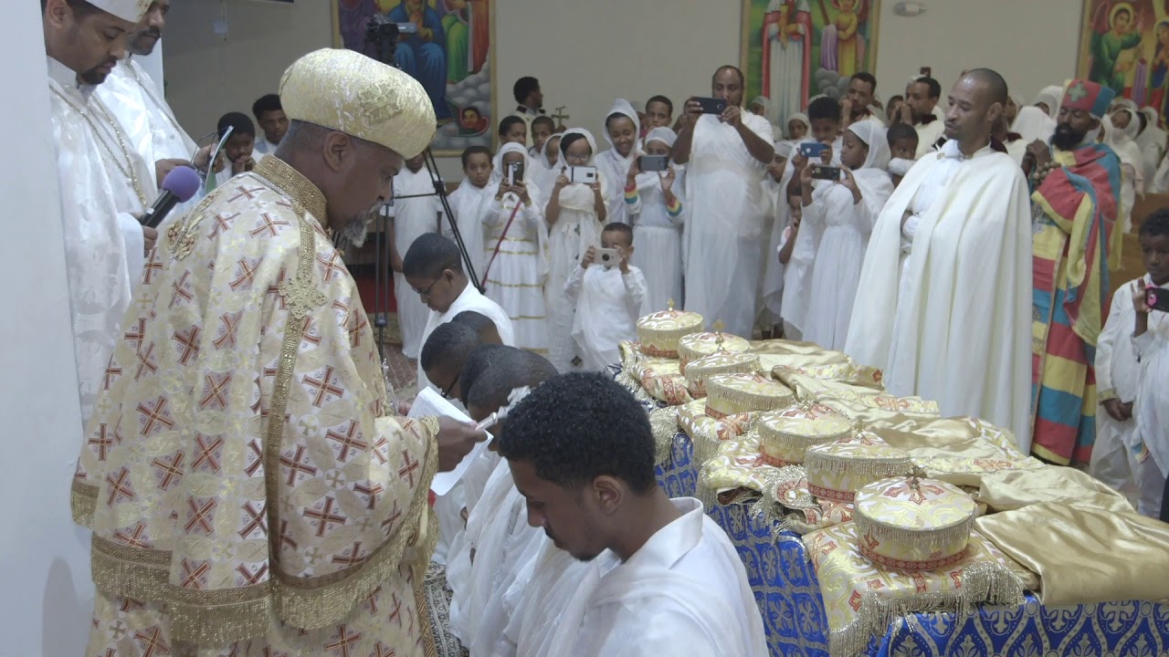 በመካነ ሕይወት 
አቡነ ገብረ መንፈስ ቅዱስ ቤ/ክ
 ታዳጊዎች  የድቁና ማዕረግ ሲቀበሉ