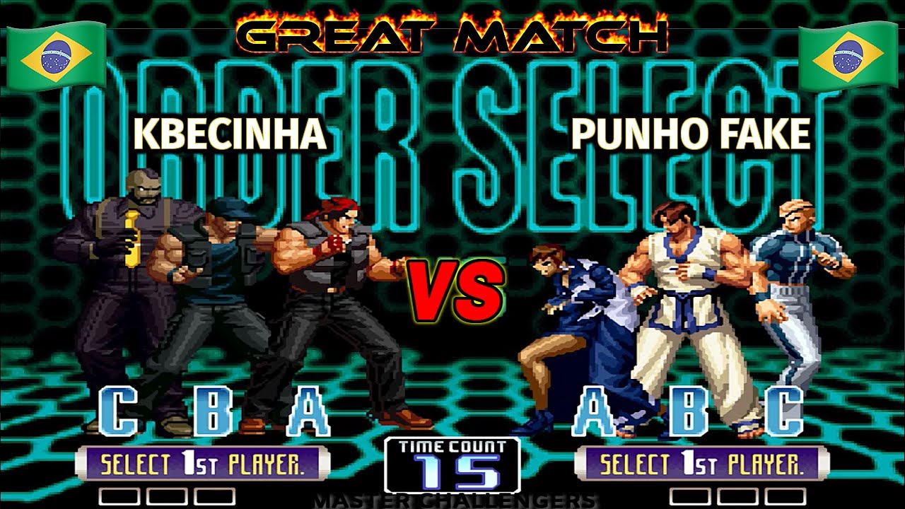 KBECINHA vs PUNHO FAKE FT20 Great Match! KOF 2002
