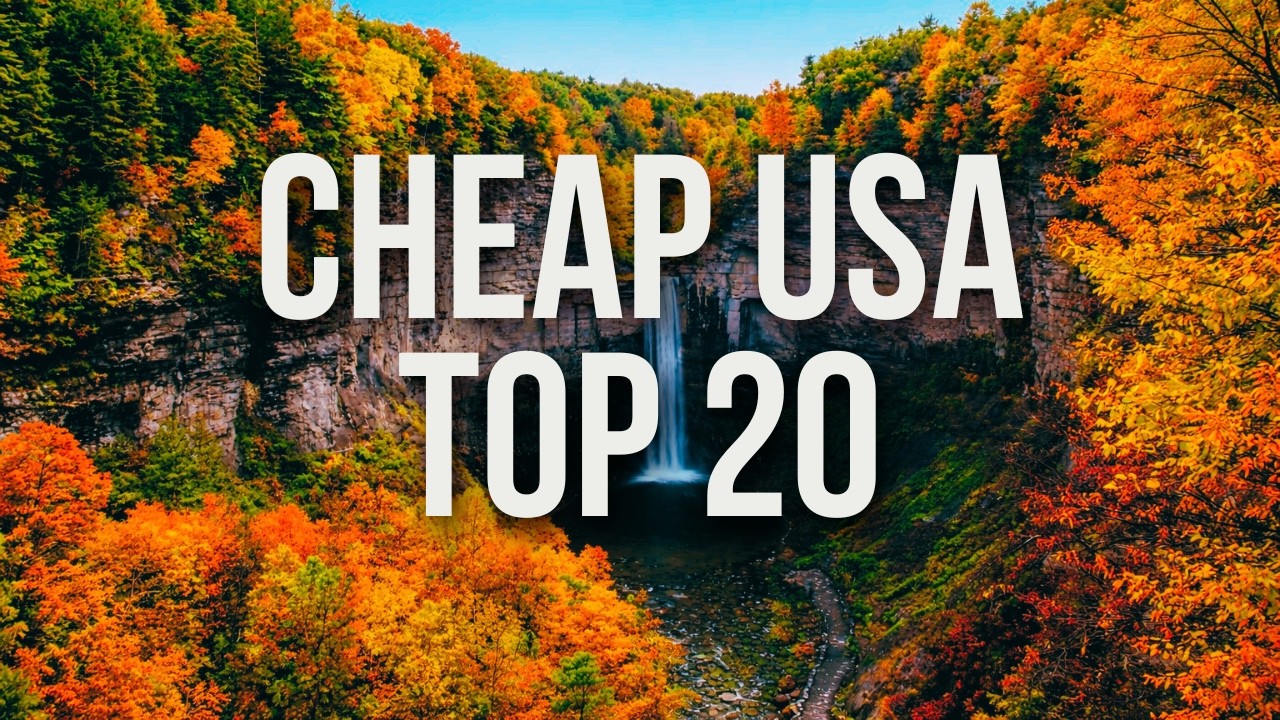 20 INSANELY CHEAP Travel Destinations in the USA