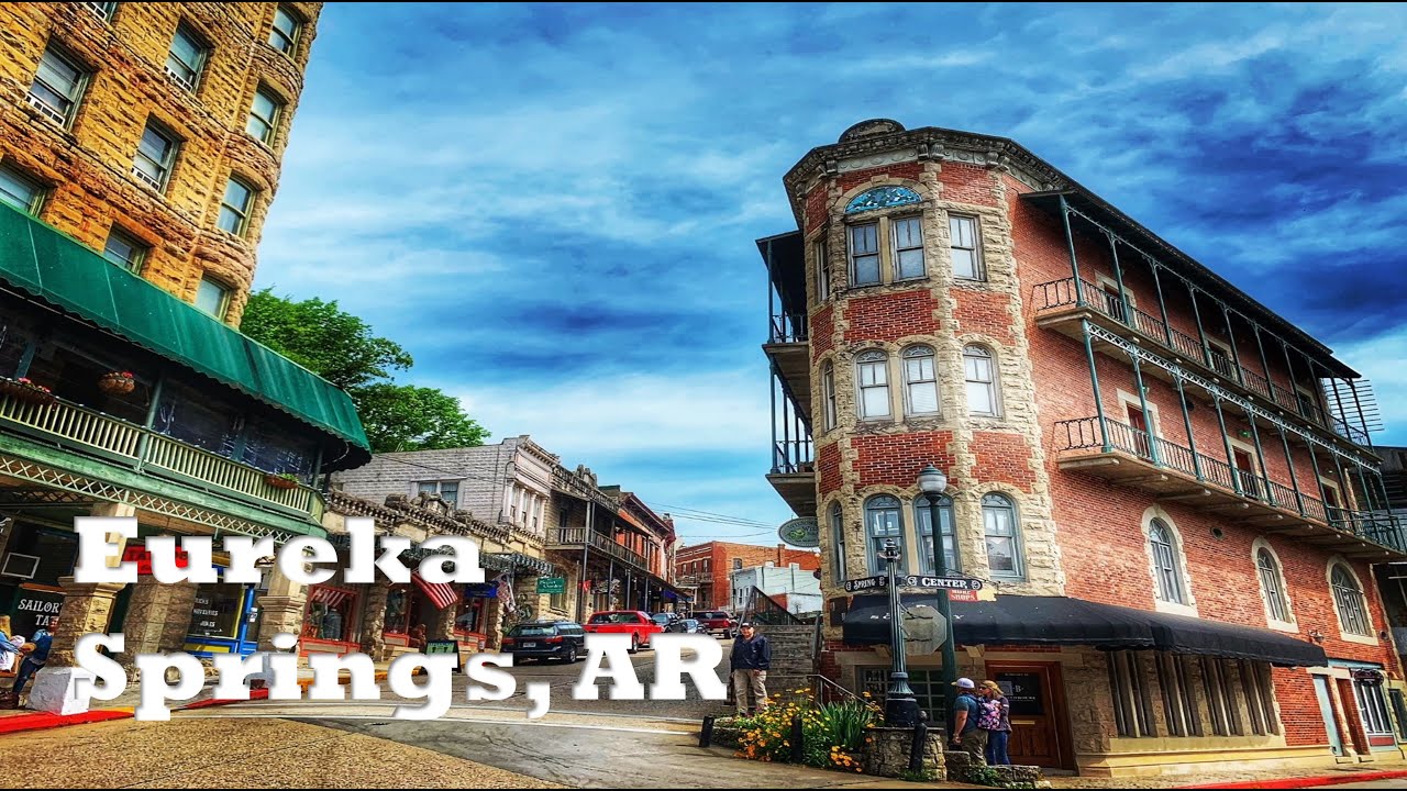 Eureka Springs, AR: Wandering Walks of Wonder Slow TV Walking Tour 4K