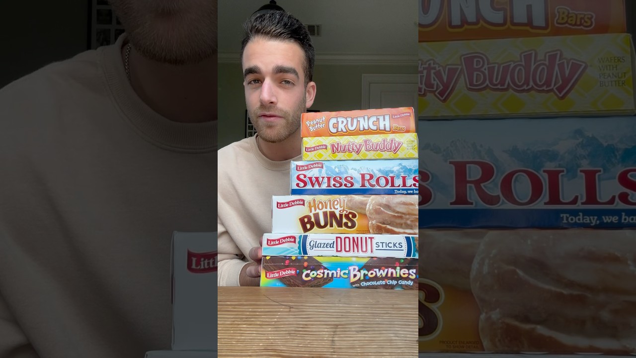 В поисках лучшего продукта от Little Debbie #littledebbie #brownie #honeybun #snackreview