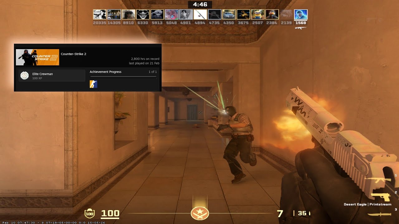 2800 hours