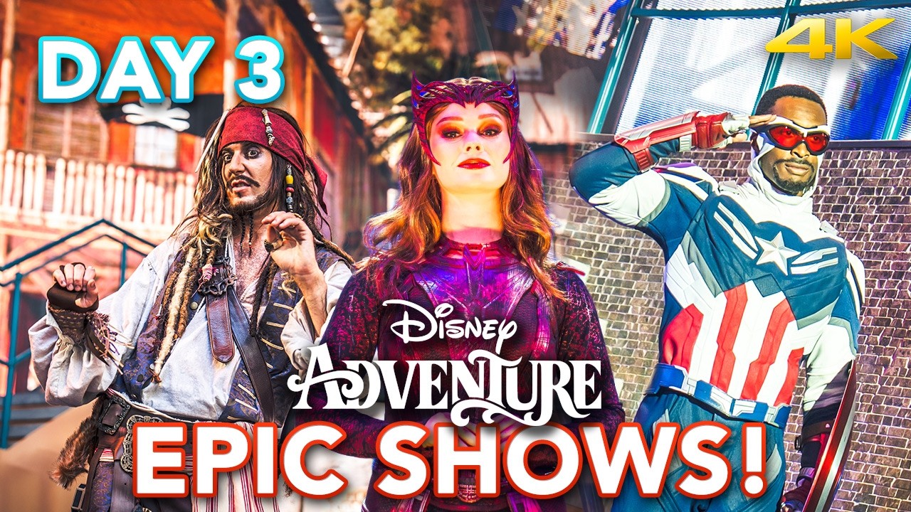 UNREAL Characters! Marvel & Pirates on the Disney Adventure Day 3