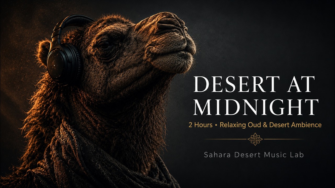 Dark Ambient Music | Desert at Midnight | Arabic Oud & Stress Relief