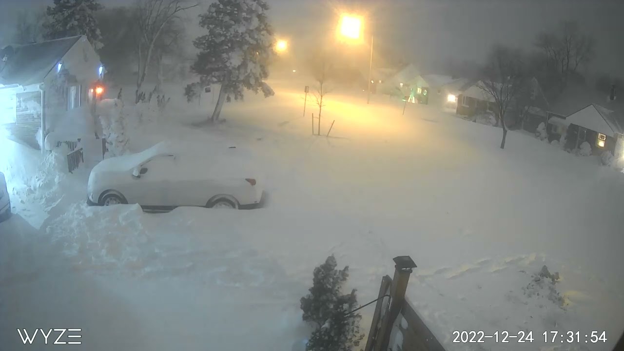 Buffalo Blizzard 2022 Time Lapse