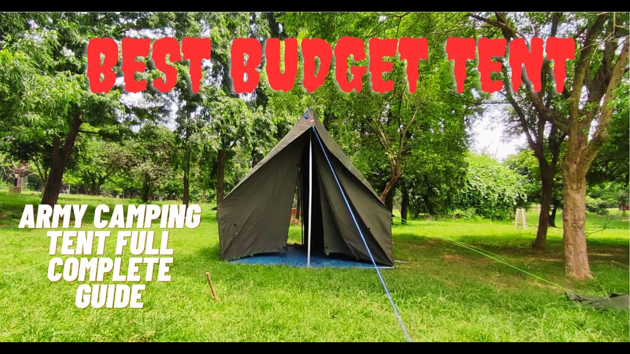 Unboxing the Best Budget Army Tent: Let's Set it Up!