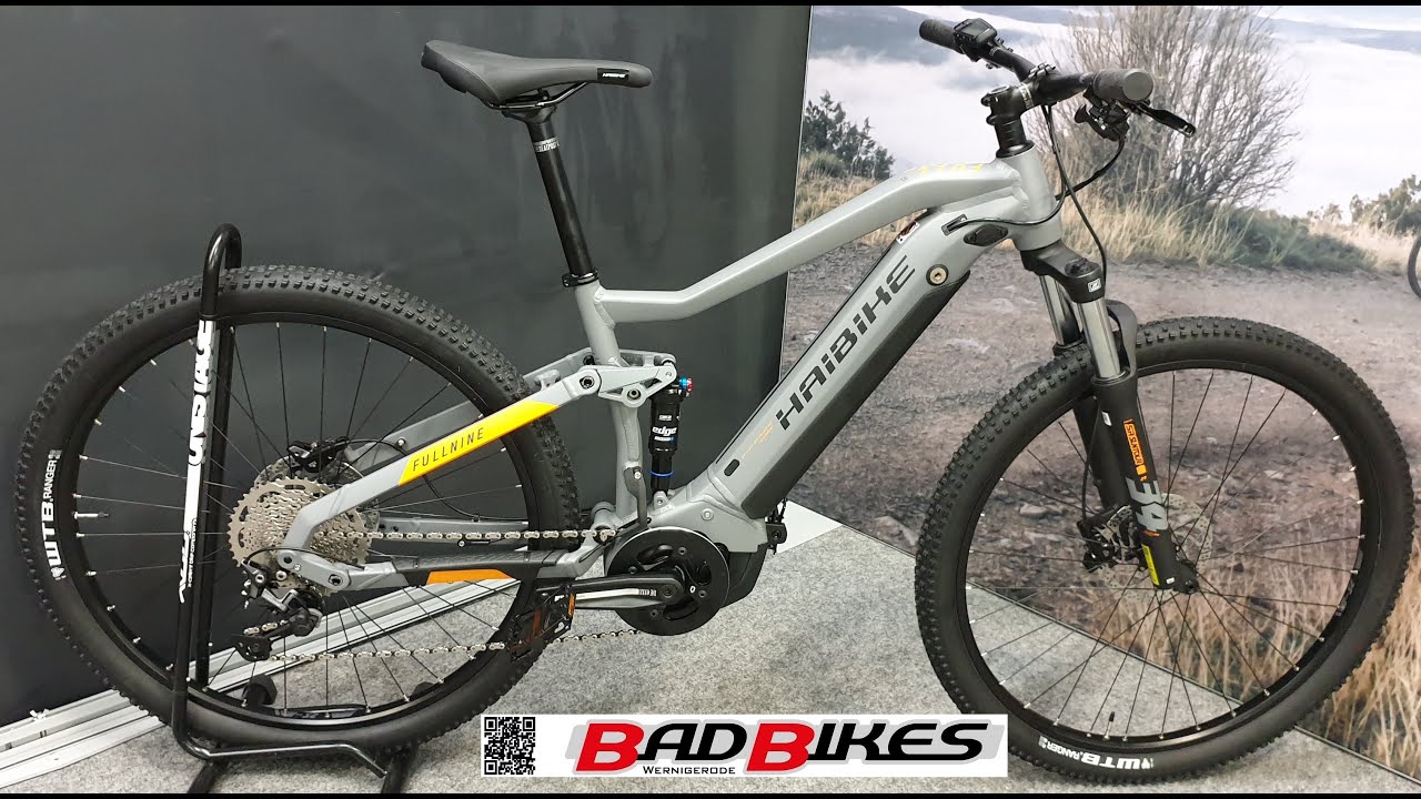 Haibike FullNine 4 Yamaha PW-ST 70NM InTube 500 Wh Shimano Elektro Bike EMTB E-Mountainbike 2021
