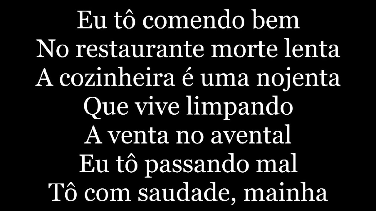 Raimundos - Reggae Do Manero (letra)