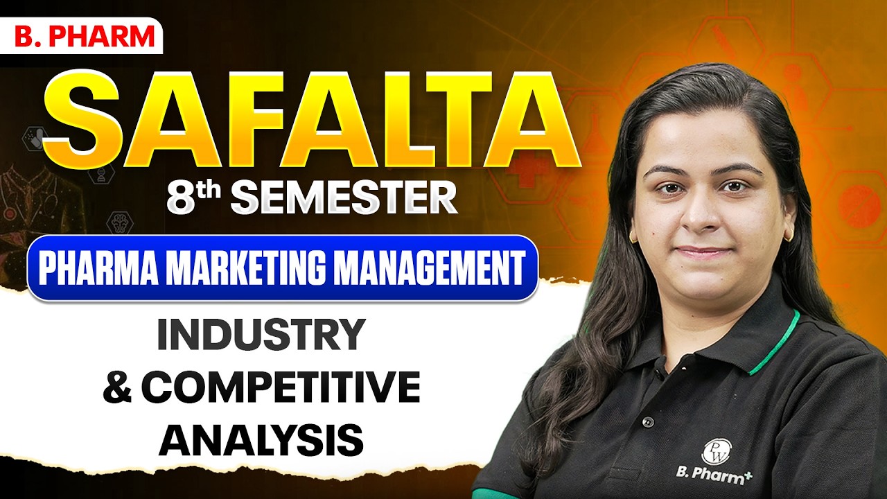 Industry & Competitive Analysis | Marketing vs Selling & Environment | B Pharm 8th Sem | B Pharm