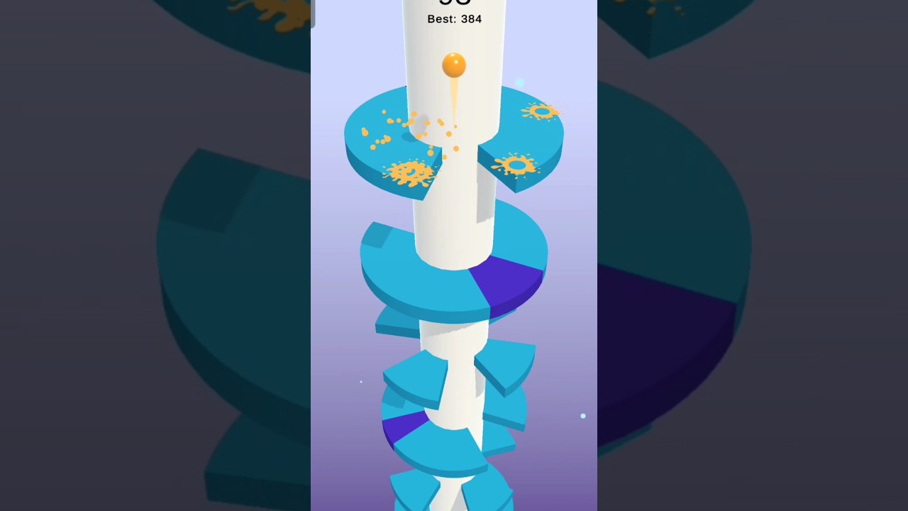 Helix Jump Challenge #shorts #funny #stackball #viralvideo #jump #game