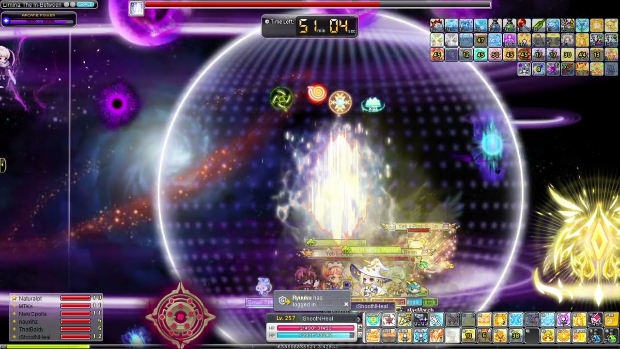 [GMS MapleStory Reboot] Black Mage Clear Bishop