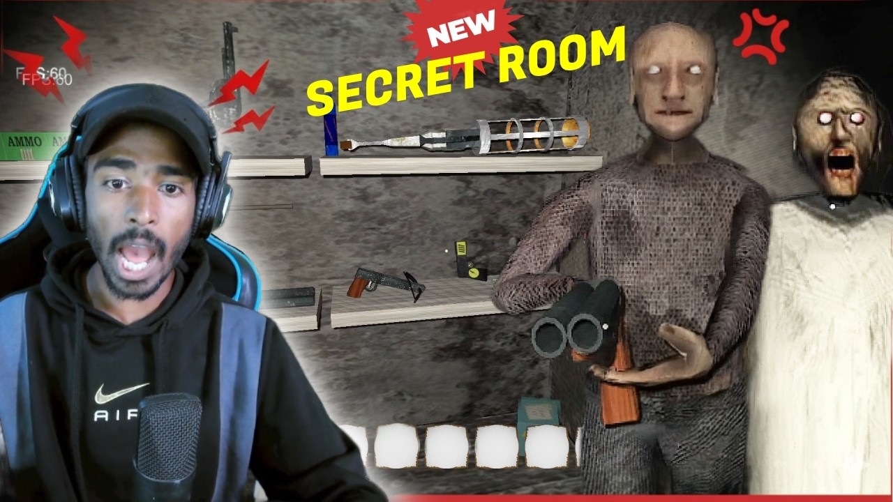 ALL WEAPONS in one SECRET ROOM in GRANNY with GRANPA and Vampire