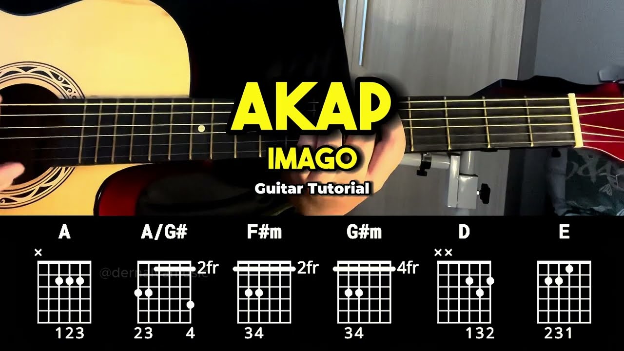 Akap - Imago (Power Chords) Easy Guitar Chords Tutorial For Beginners (CHORDS & LYRICS)