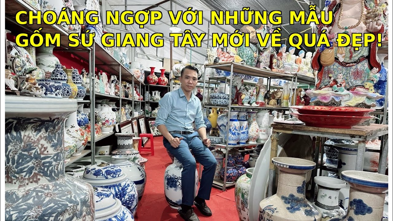 Choáng Ngợp Với Những Mẫu Gốm Sứ Giang Tây Mới Về Quá Đẹp!
