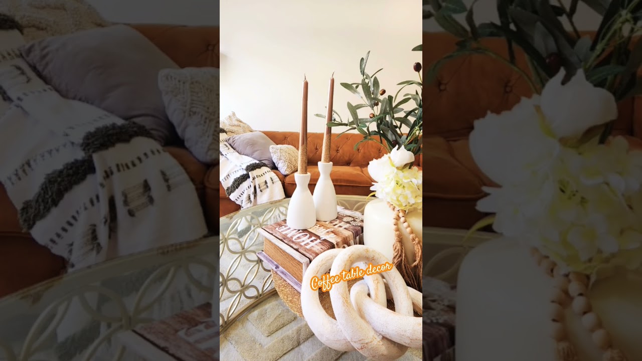 A simple coffee table decor #interiordesign #homedecor #coffeetabledecor