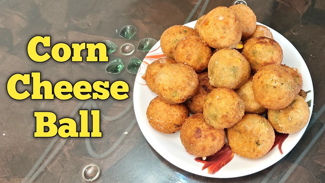Crunchy Crispy Corn Cheese Balls Recipe |  कॉर्न चीज बॉल्स रेसिपी 
