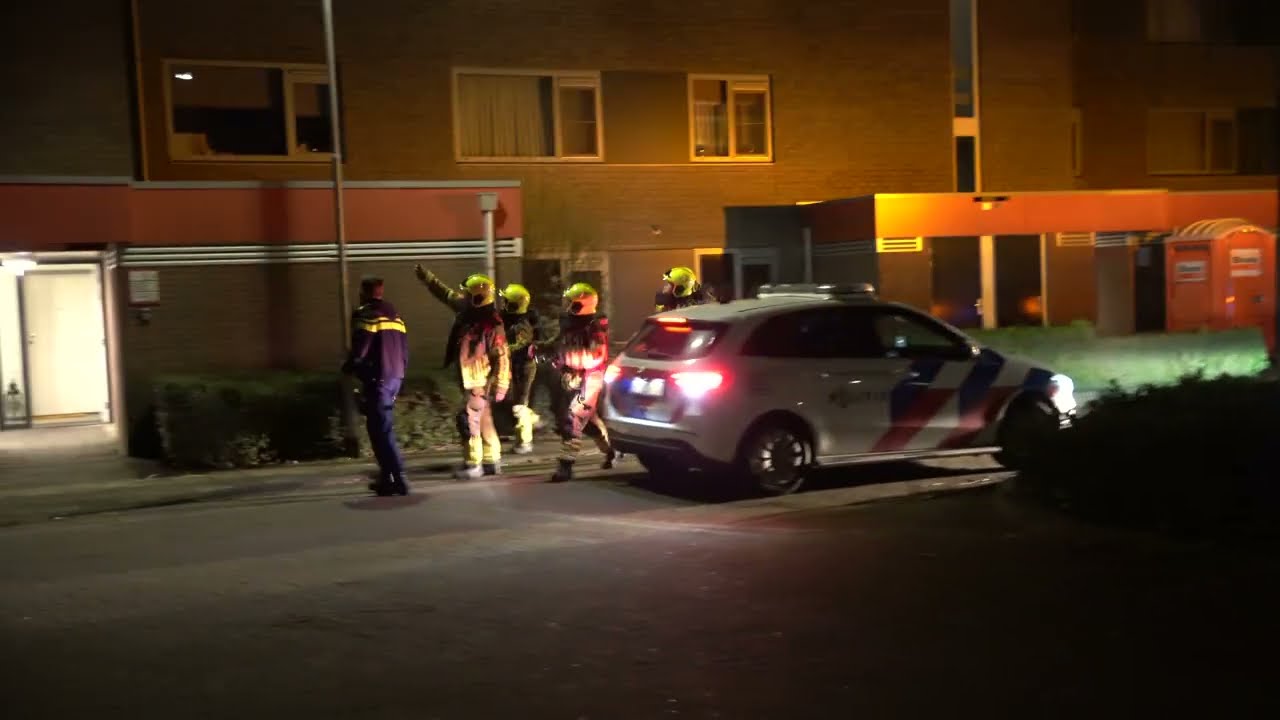 Gewonde bij Woningbrand Melkweg Goirle 31-01-2024