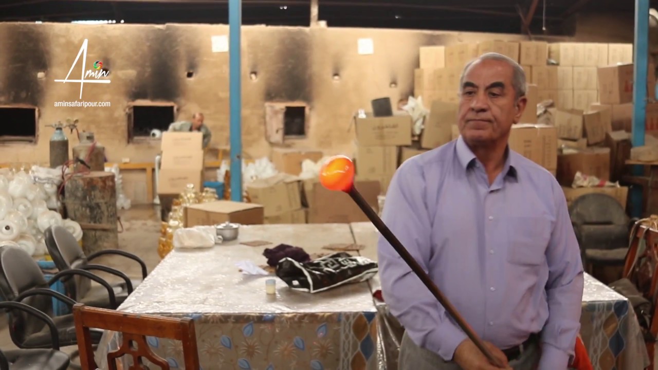 Persian traditional crafts: #Art of Glassblowing