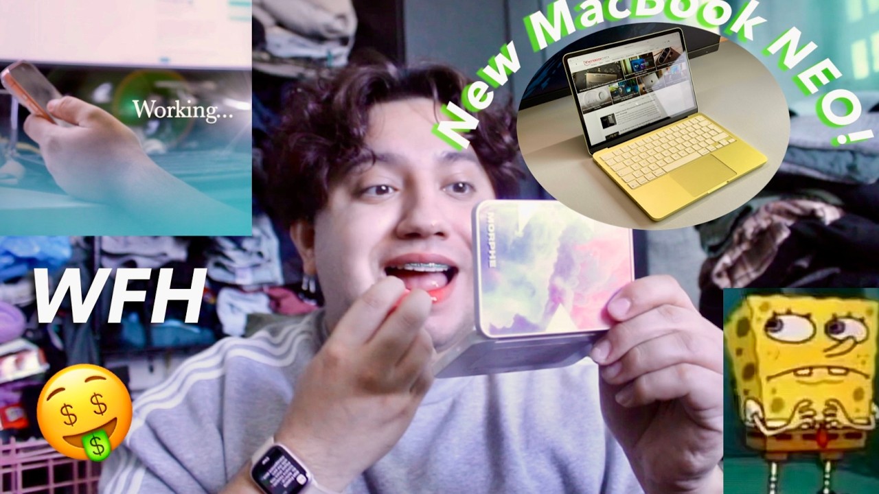 WORK FROM HOME VLOG | new macbook, chit chat, walks & bad cooking 😂