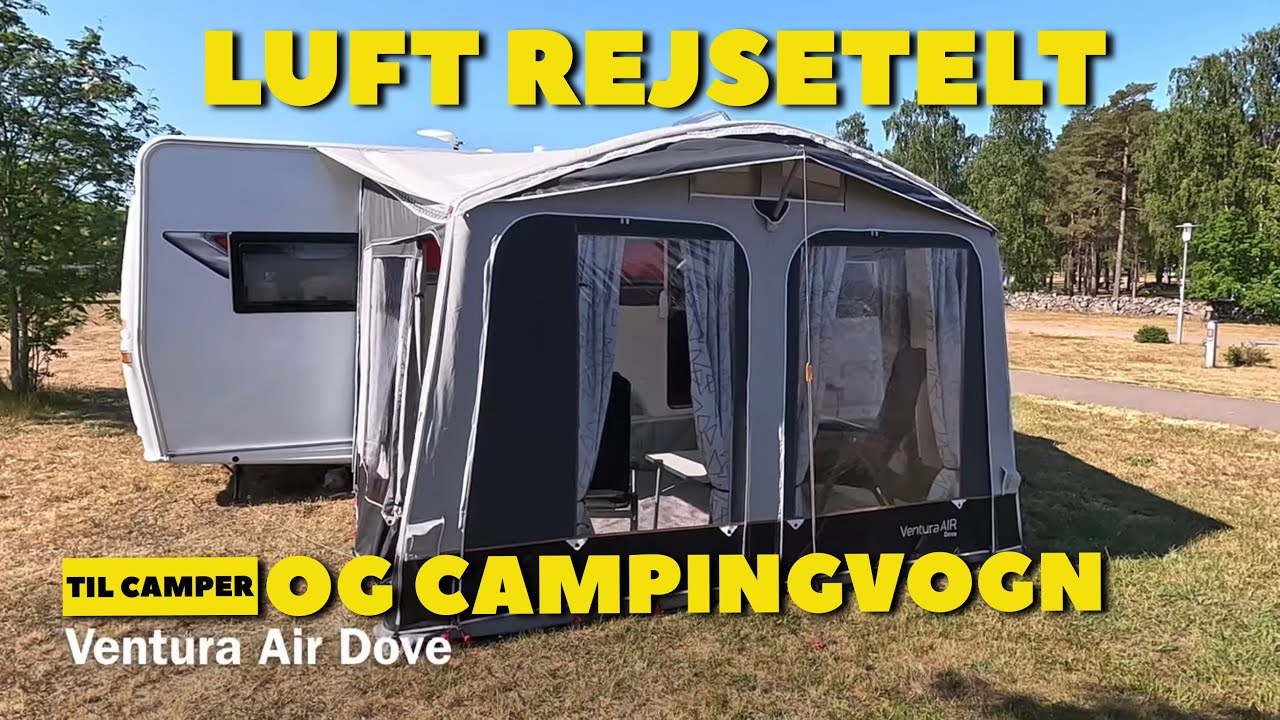 Nemt luft/rejsetelt - til Camper og campingvogn