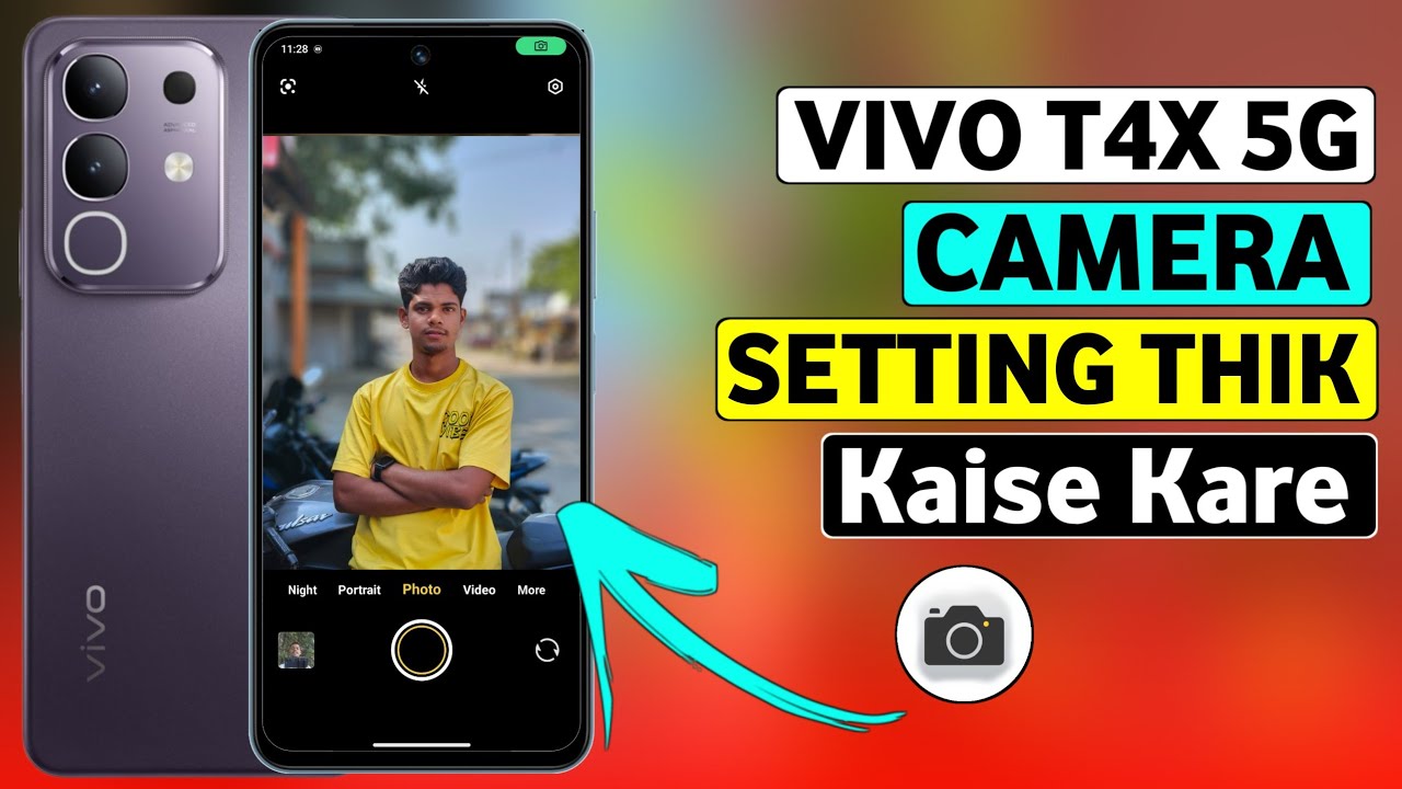 Vivo T4X 5G Me Camera Setting Thik Kaise Kare| How To Fix Camera Setting In Vivo T4X 5G|HM Technical