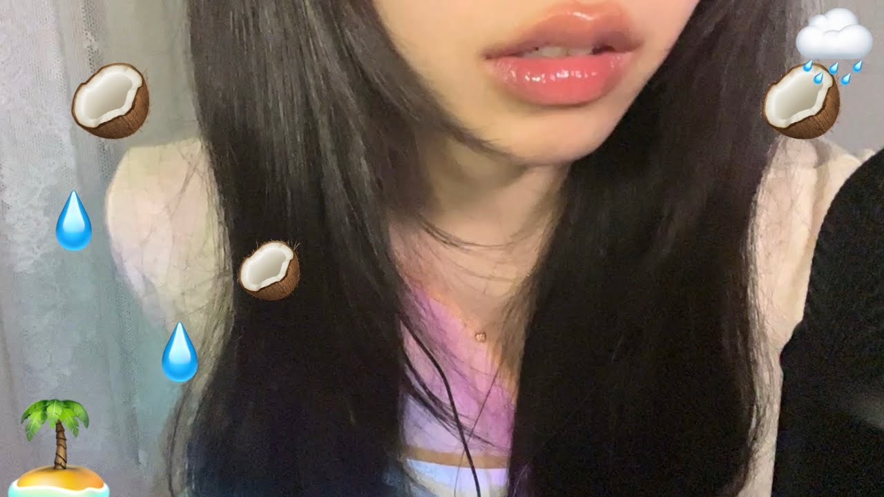 ASMR] 고막까지 코코넛레인🥥🌧️/coconut rain💤