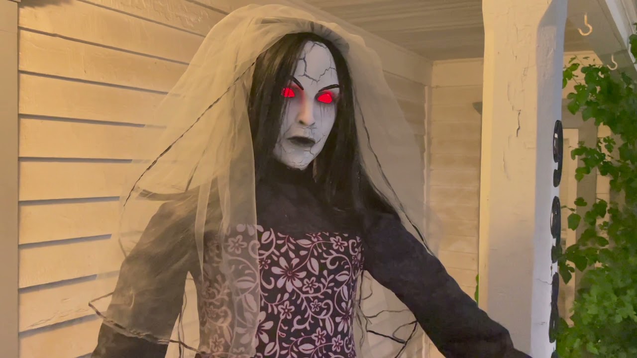 Tekky's Rising Ghost Bride™ (6 ft Animated LED Haunting Ghost Bride) instructional setup film