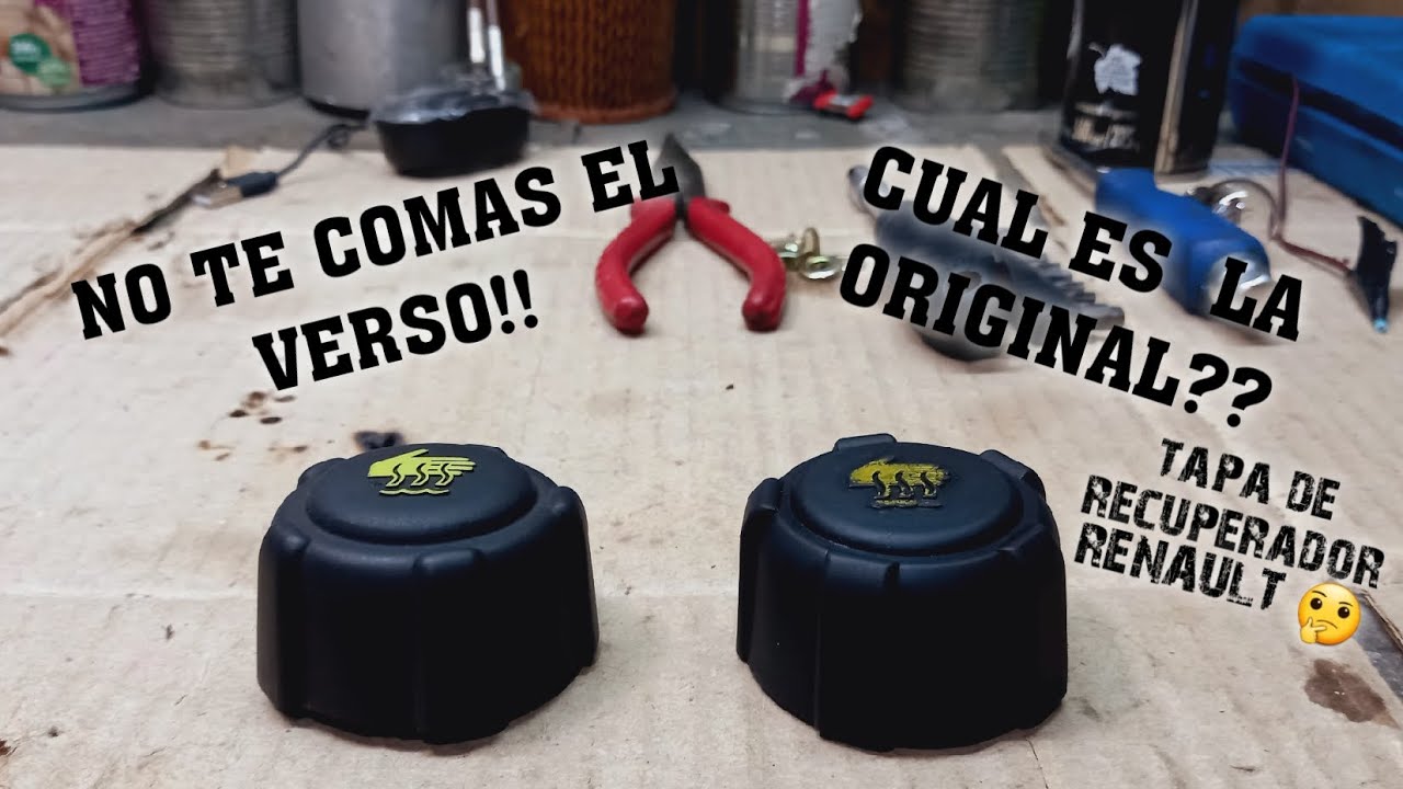 TAPA de vaso recuperador RENAULT..COMO DIFERECIAR ORIGINAL Y ALTERNATIVA??