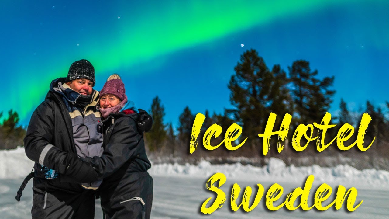 Spending the Night in Sweden's Chilling Ice Hotel beneath the Northern Lights!