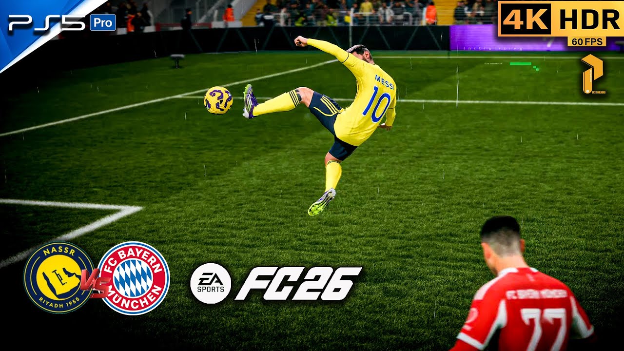 Ronaldo, Messi, Mbappe, Haaland 😱 Al Nassr vs Bayern | FC 26 4K HDR #fc26 #ps5 #4k #ronaldo #messi