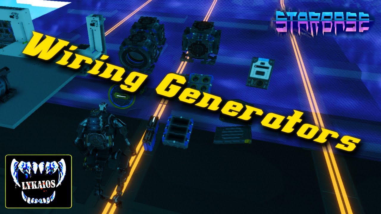 How To Wire Generators, Coolant Systems, Yolo Efficiency Scripts (Starbase Tutorial)