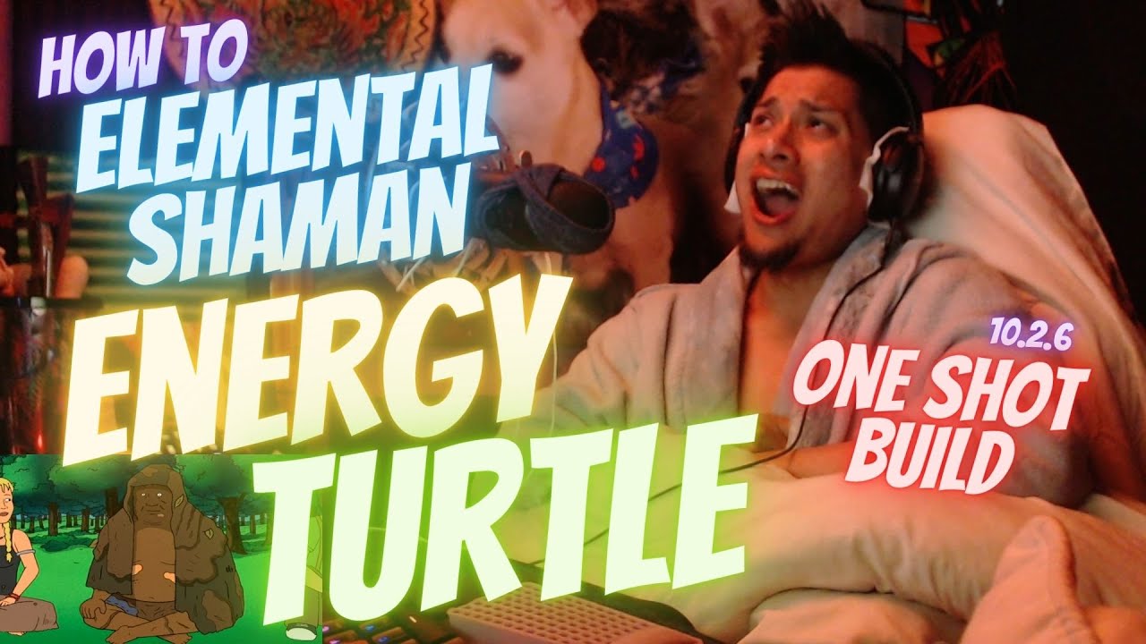 How To ELEMENTAL SHAMAN PVP 🔥 ENERGY TURTLE 🔥 ONE SHOT BUILD 🔥SEASON 3🔥VOLCANIC SURGE 🔥  DF 10.2.6 🔥