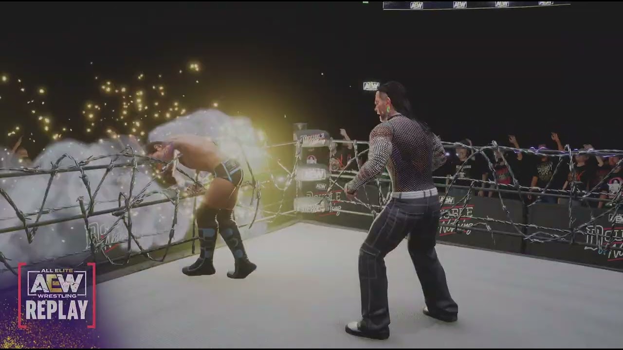 AEW: Fight Forever - CM Punk vs Jeff Hardy (Exploding Barbed Wire Deathmatch