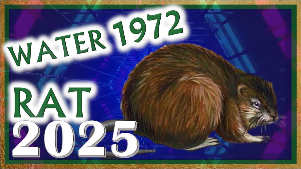 Rat Horoscope 2025 | Water Rat 1972 | February 15, 1972 to February 2, 1973
