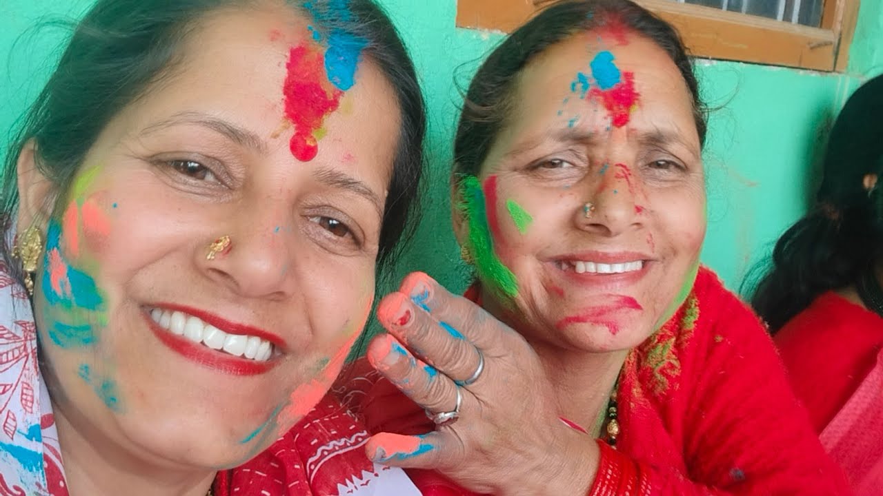 मेरे घर में होली की धूम #Holi special blog #pahadi riti riwaj