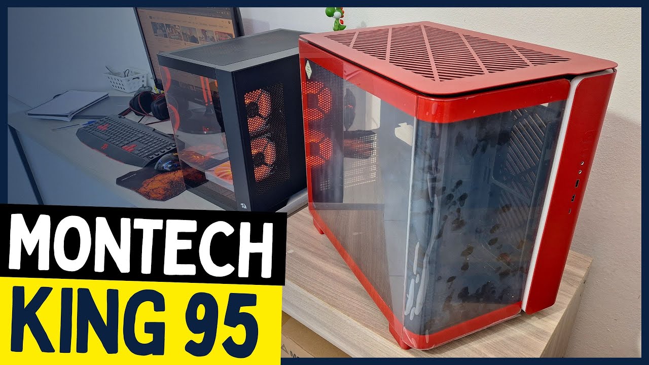 Gabinete Gamer Montech King 95 ARGB, Gabinete Aquário Completo