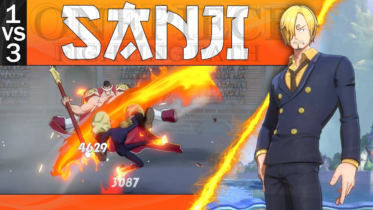 One Piece Fighting Path - Sanji 1vs3 / サンジ 1vs3 / Санджи 1vs3