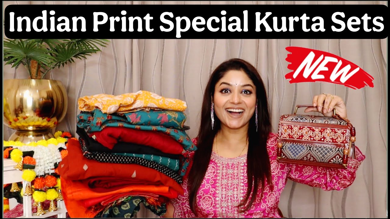 देसी Print Amazon Kurta pant Haul Bag, jacket, Kurtis Haul shopping #amazon With Vaishali Mitra 