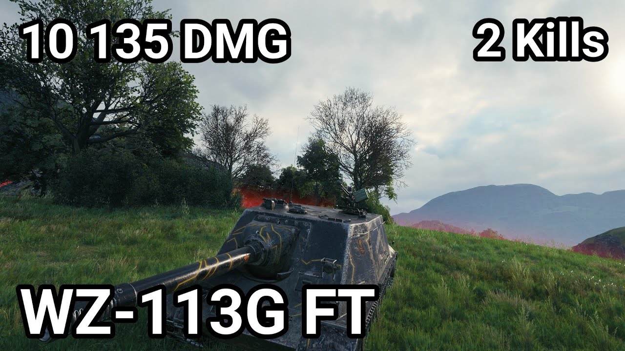 WZ-113G FT - 10 135 damage / 2 kill / 1 390 blocked / 456 assist