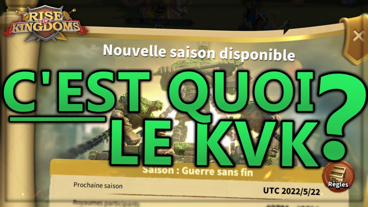 QU'EST CE QUE LE KVK ? | RISE OF KINGDOMS FR