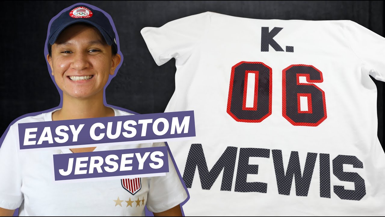 How To Make Custom Sports Jerseys for Any Sport (Cricut DIY)