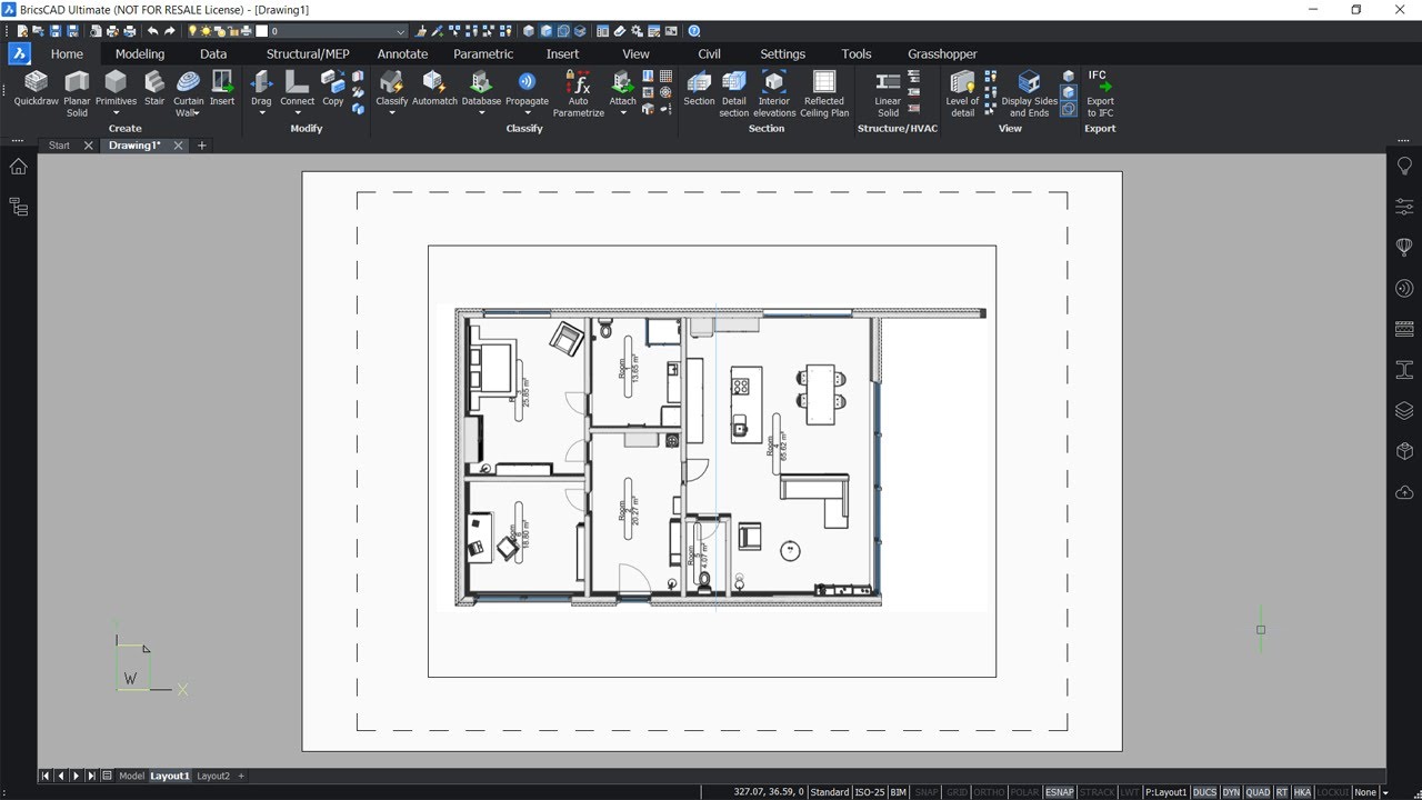 BricsCAD V20 BIM Academy 5 - Basic Drawing Documentation