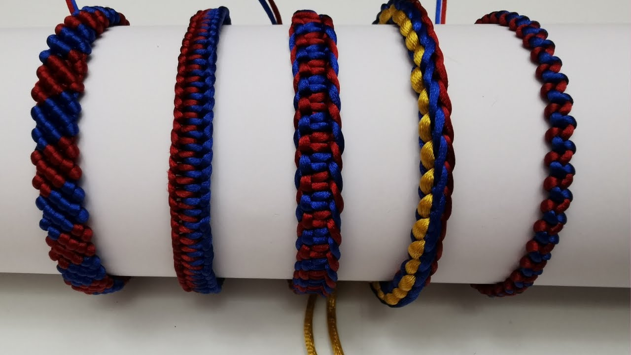 FC BARCELONA.Pulseras fáciles y rápidas. TUMBLR Friendship bracelets. #bracelet #aesthetic #macrame