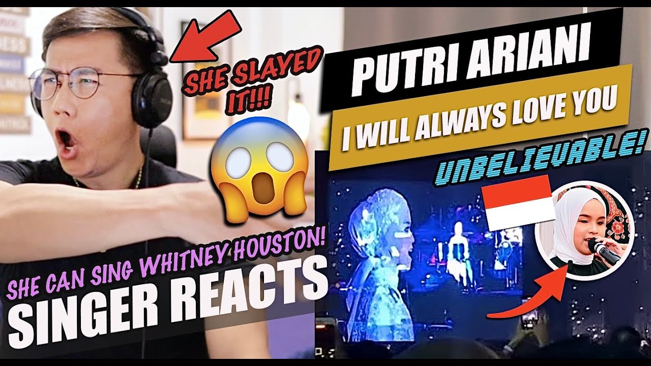 Putri Ariani - I Will Always Love You [Live in Jakarta] 19 Aug, 2023 | SINGER REACTION
