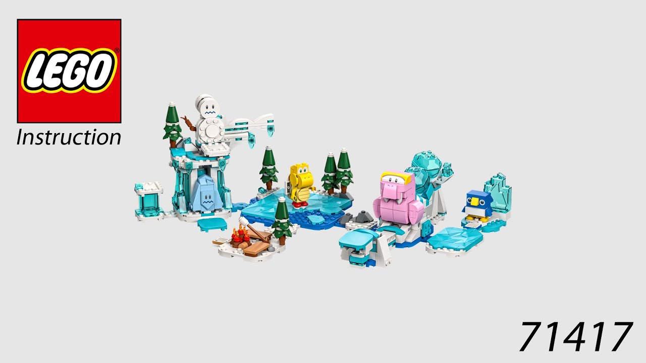 LEGO Instruction - Super Mario - 71417 - Fliprus Snow Adventure Expansion Set
