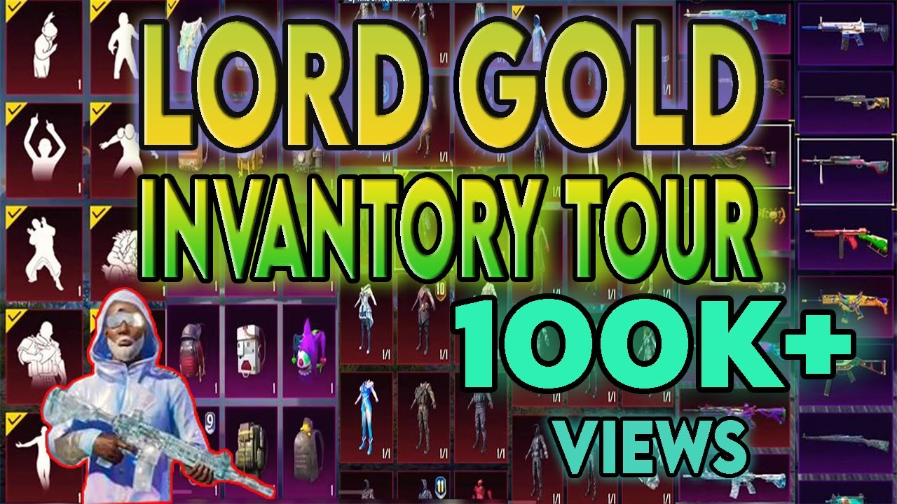 ONE OF THE BEST ACCOUNT OF PAKISTAN | LORD GOLD INVENTORY | PUBG MOBILE
