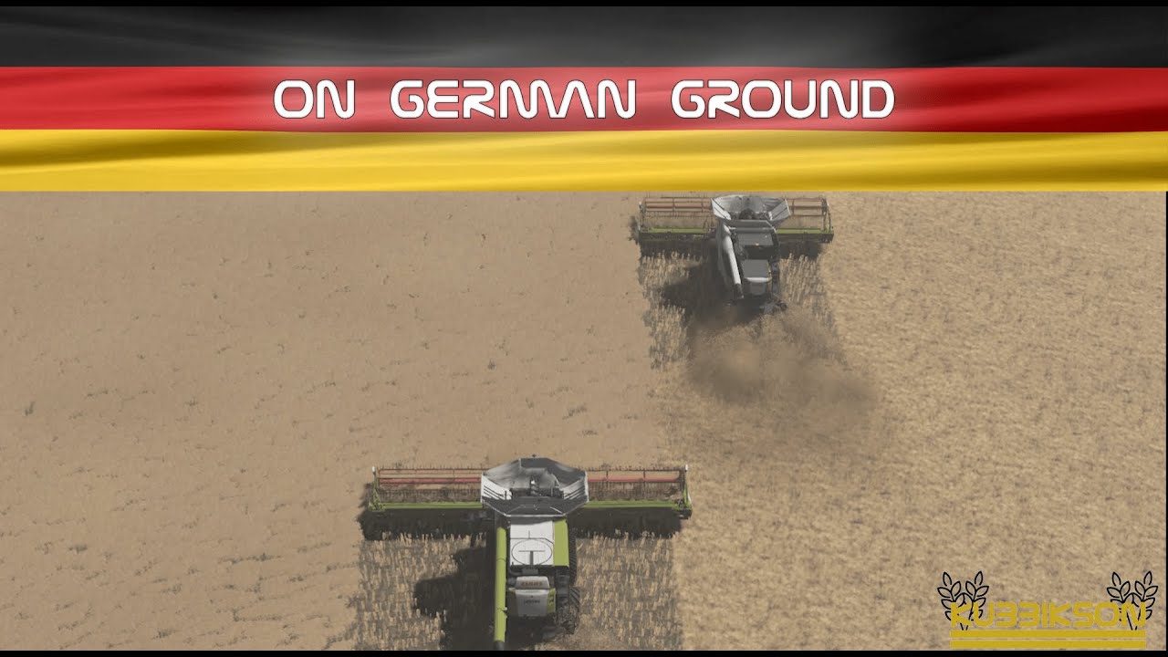 FS22 | German Harvest ⬛🟥🟨 |  2x Claas, 2x John Deere, Fendt 💚 | Cinematic Video